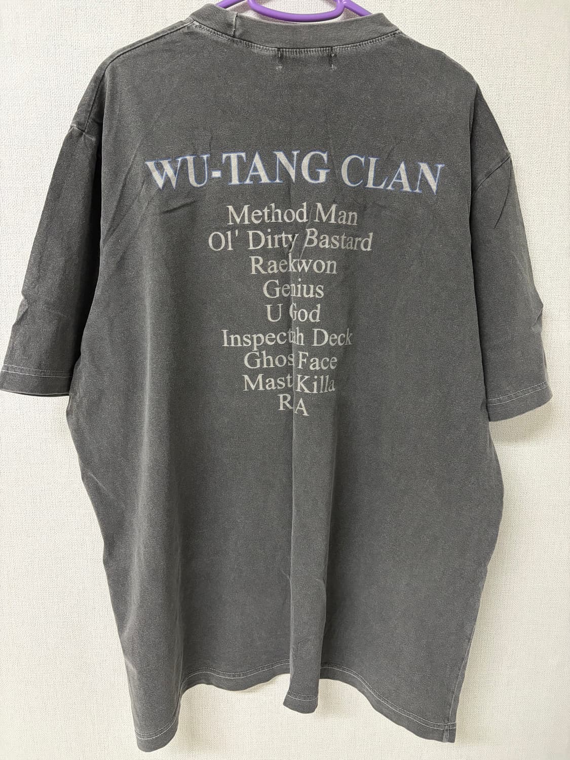 wutang 우탱클랜 빈티지 반팔티 상품이미지2