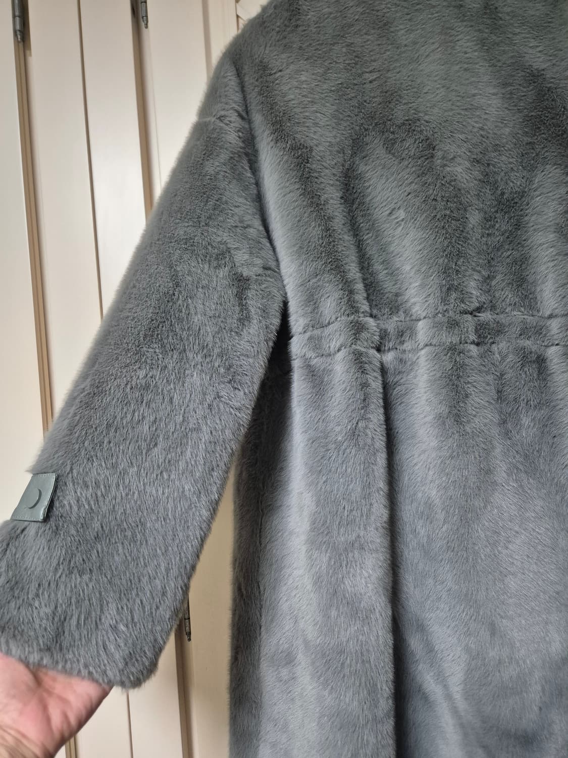 에코 밍크퍼 롱 코트 상품이미지3