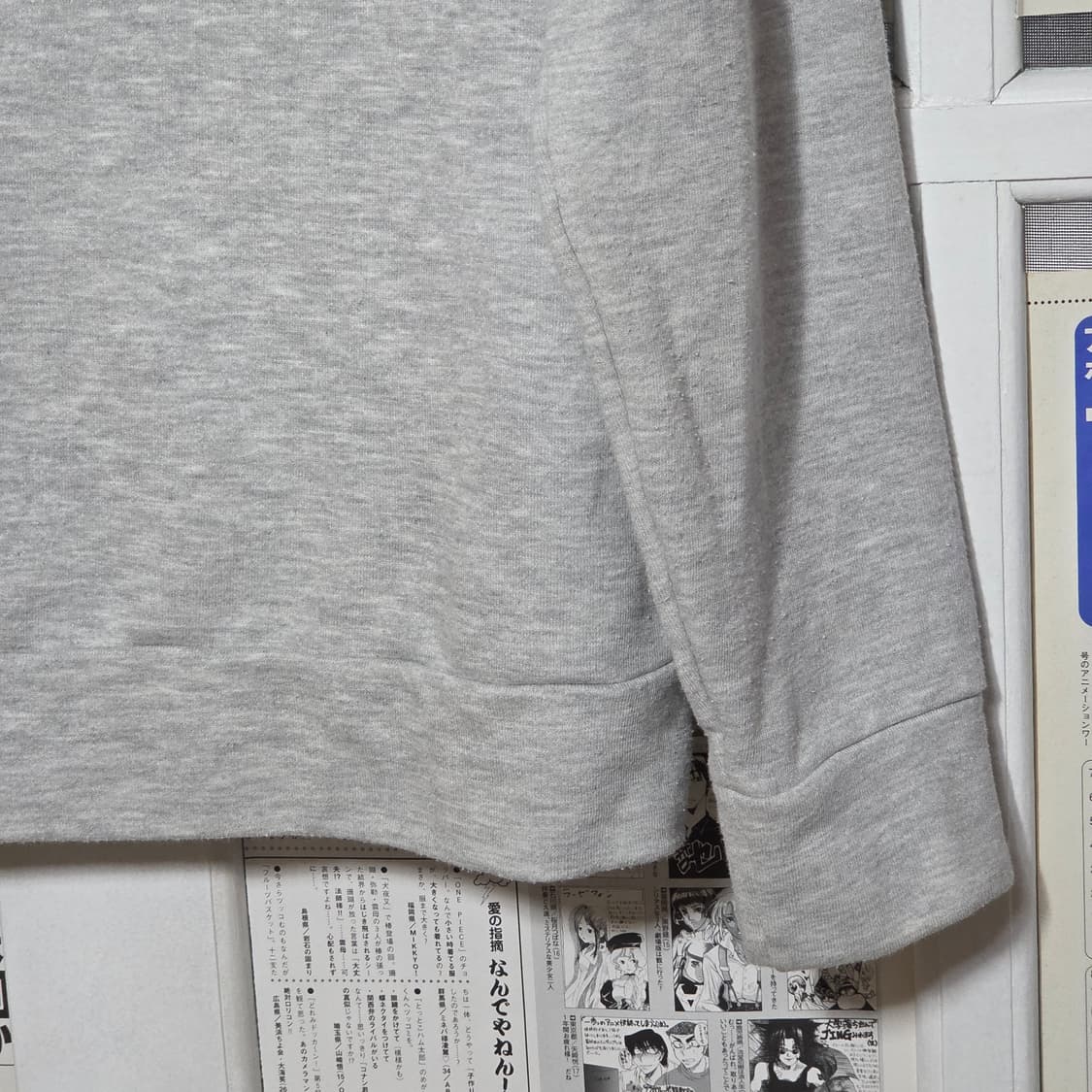 JPN 도라에몽X헬로키티 그레이 후드집업 상품이미지8