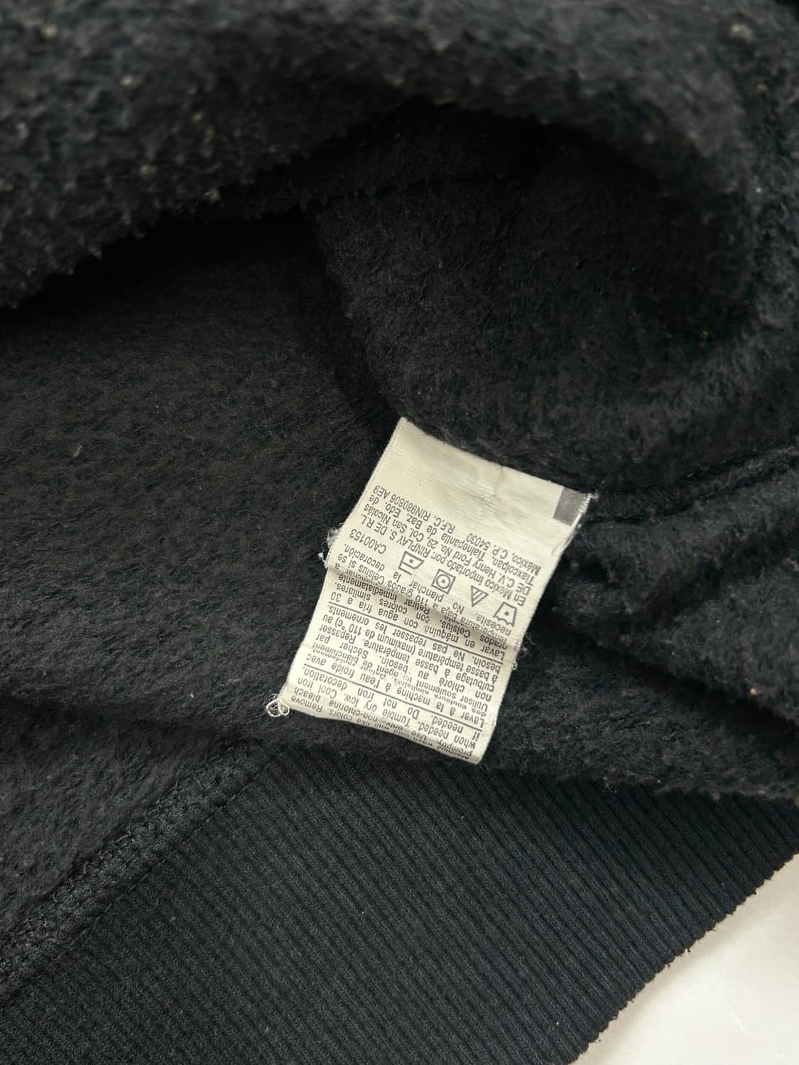 챔피온 자수로고 블랙 후드집업 XL 상품이미지7