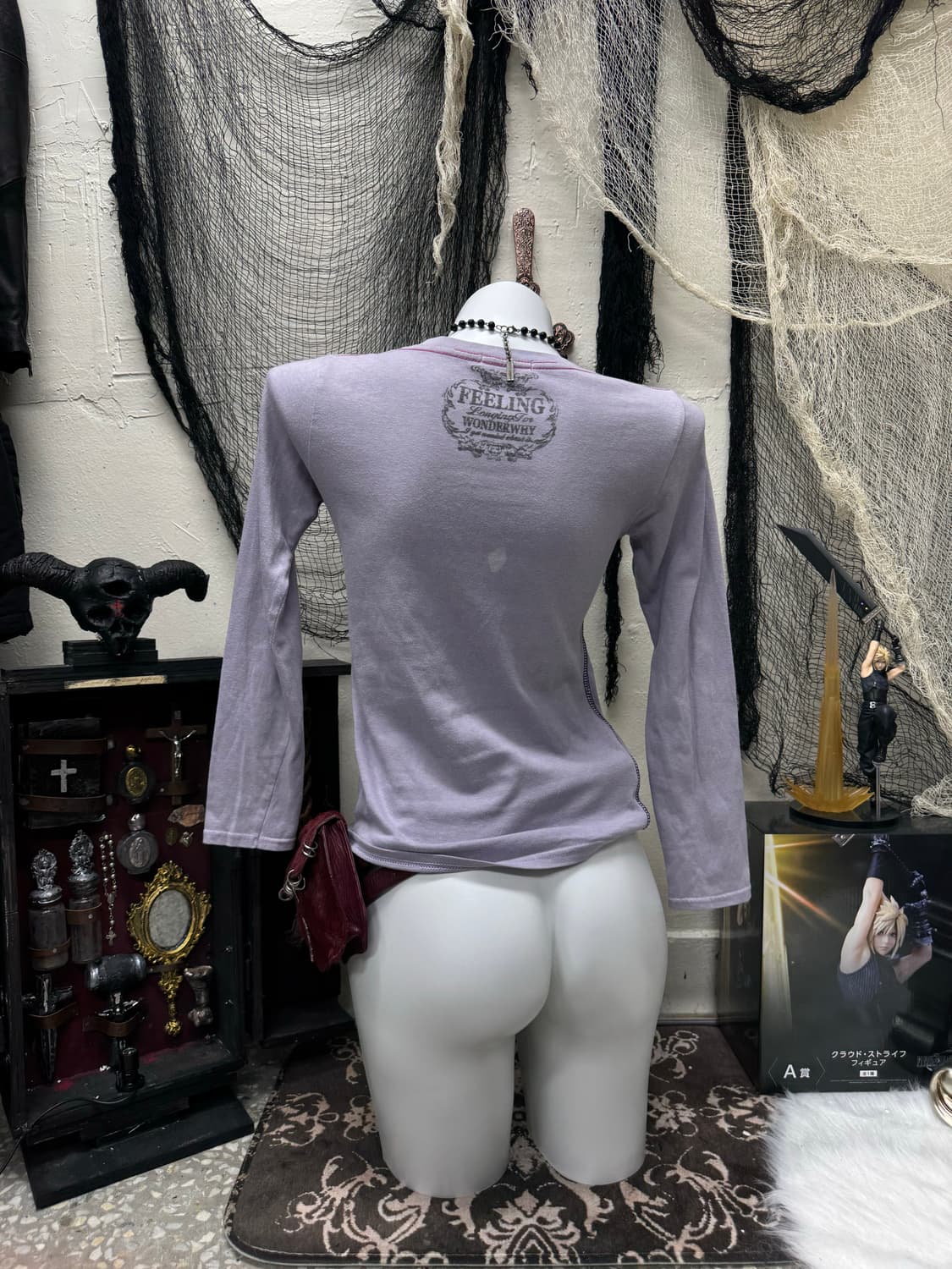 Pinkcat 00s y2k printing cut sew 상품이미지7