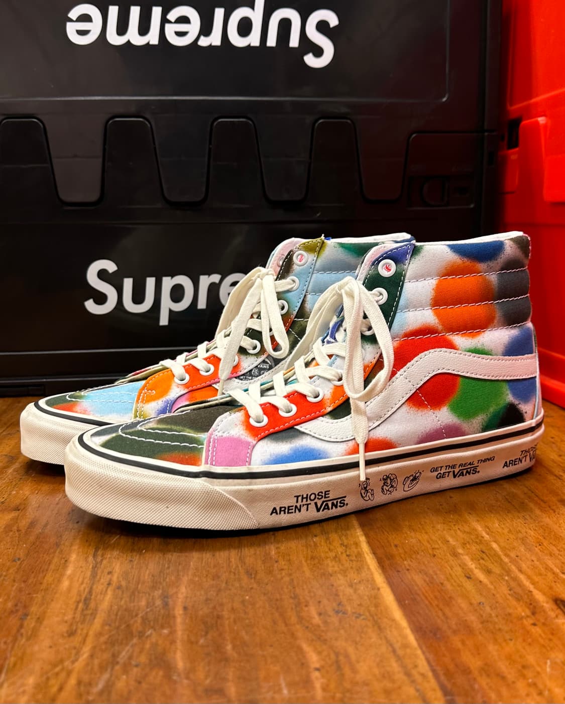 반스 에너하임 팩토리 스프레이 스니커즈 상품이미지3