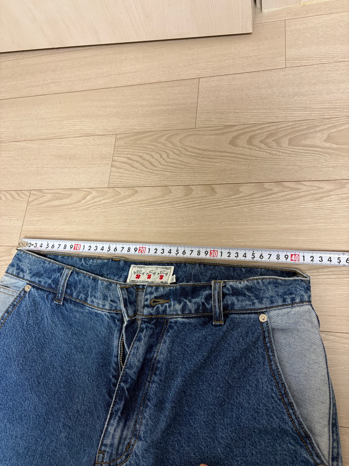 에이카화이트 더블니 팬츠 상품이미지7