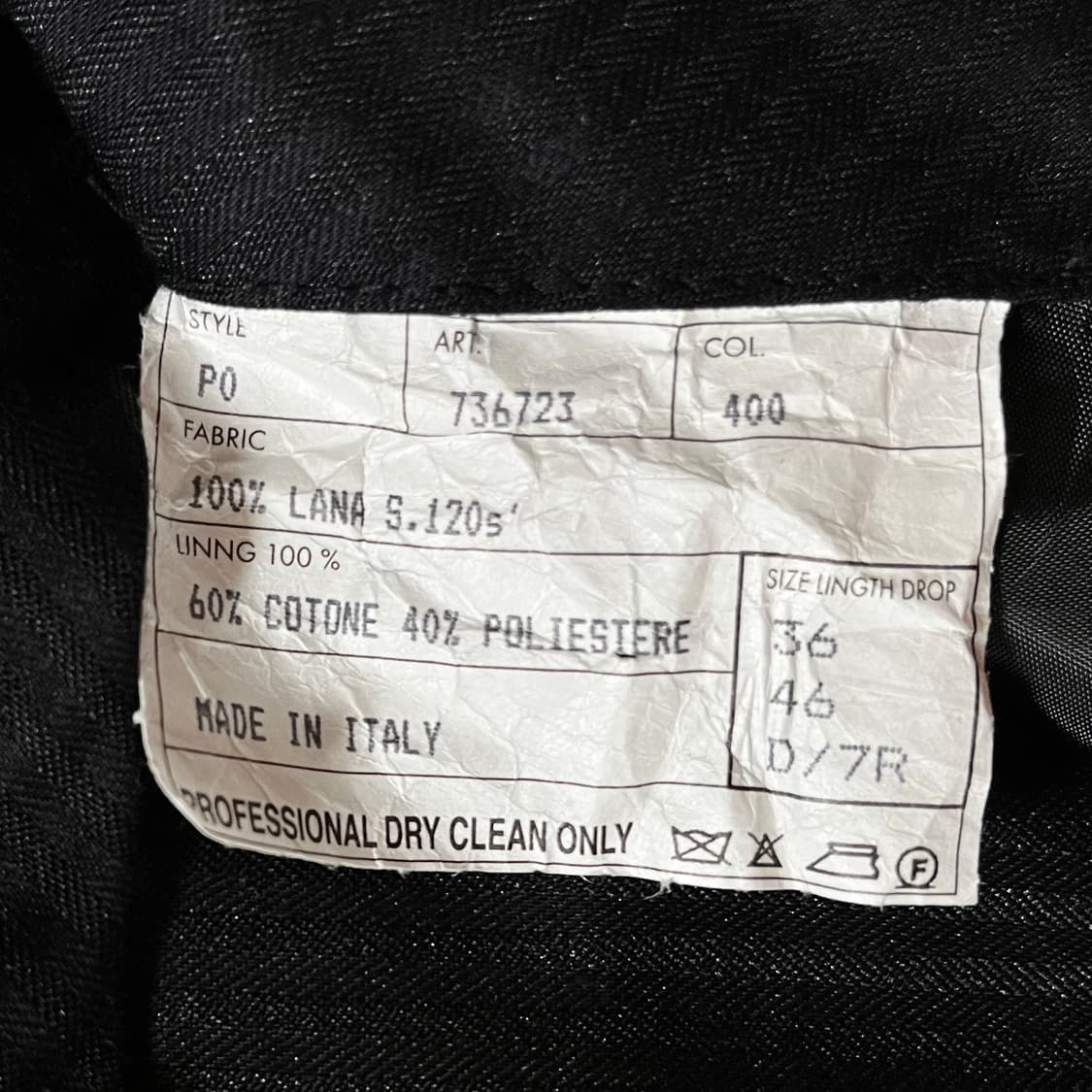 29) 90s YSL 입생로랑 본사 트라우저 Made in Italy 상품이미지9