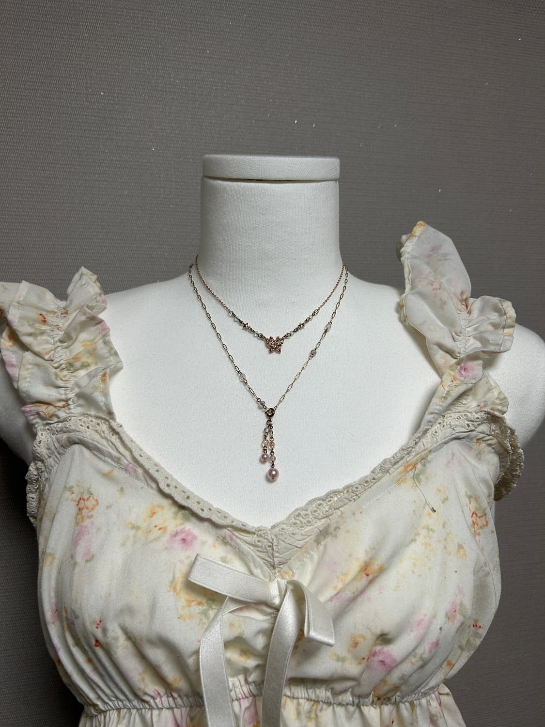 🦋 Anna Sui 버터플라이 레이어드 네크리스 상품이미지2