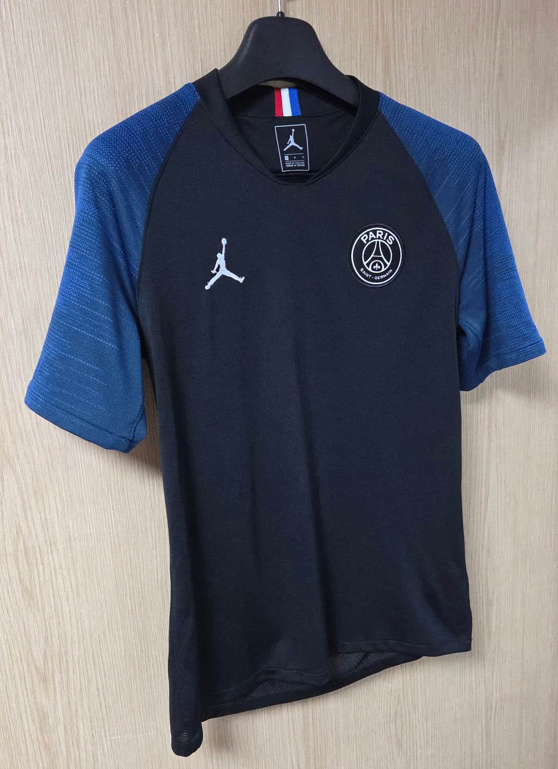 (착샷) 파리생제르망 x 조던 반팔 트레이닝 탑 드릴탑 psg 상품이미지2