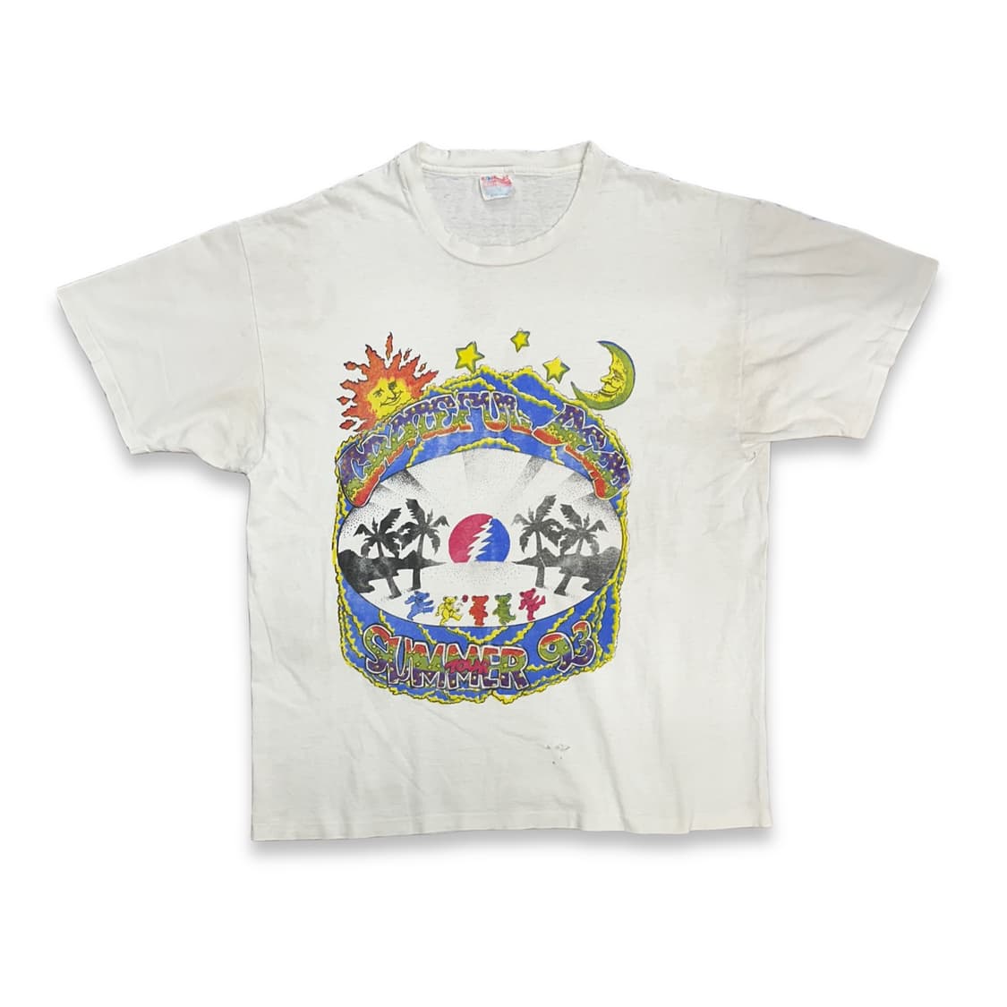 1993‘ Grateful Dead 썸머 투어 티셔츠 XL 상품이미지1