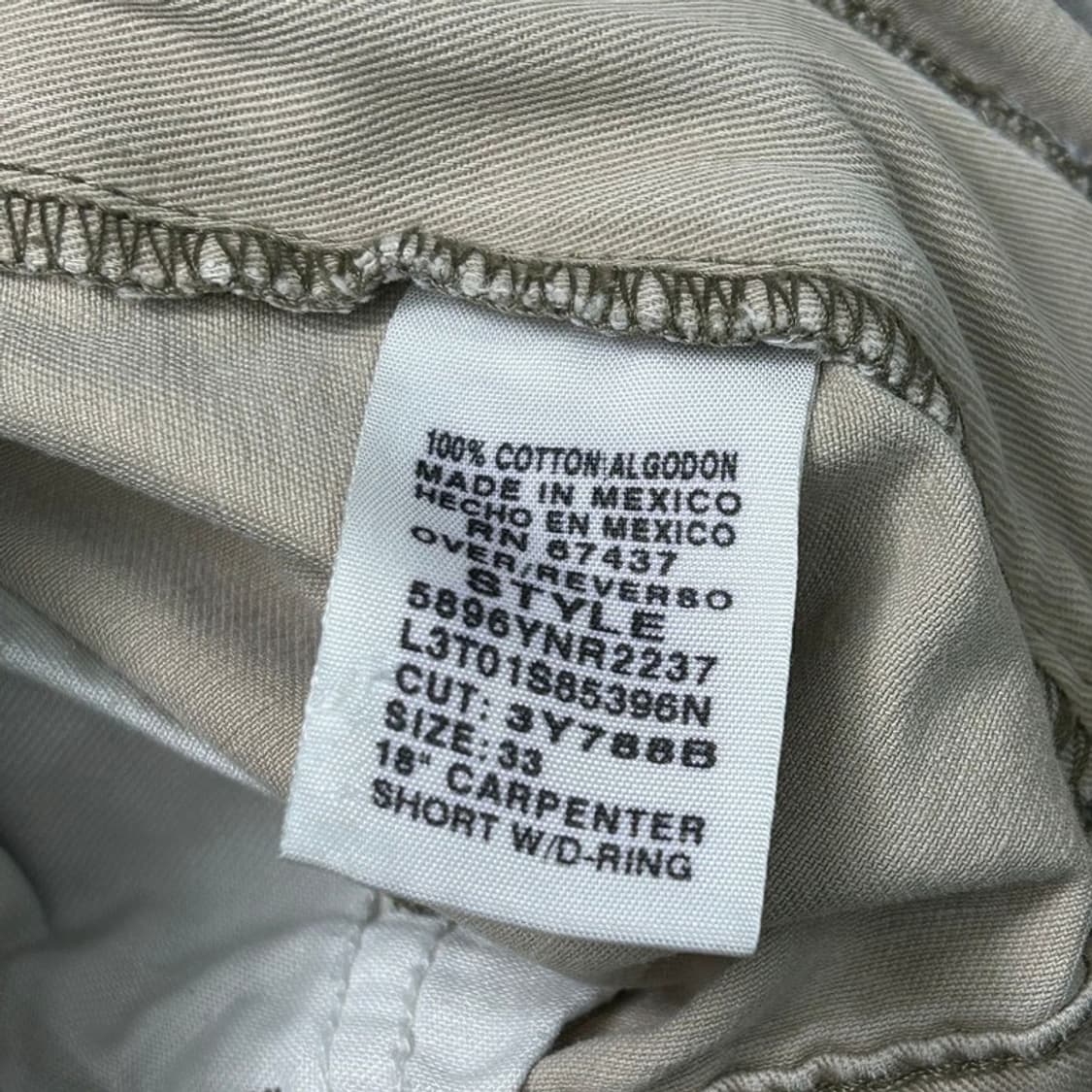 RALPH LAUREN JEANS 컴퍼니 베이지 반바지 33 상품이미지6