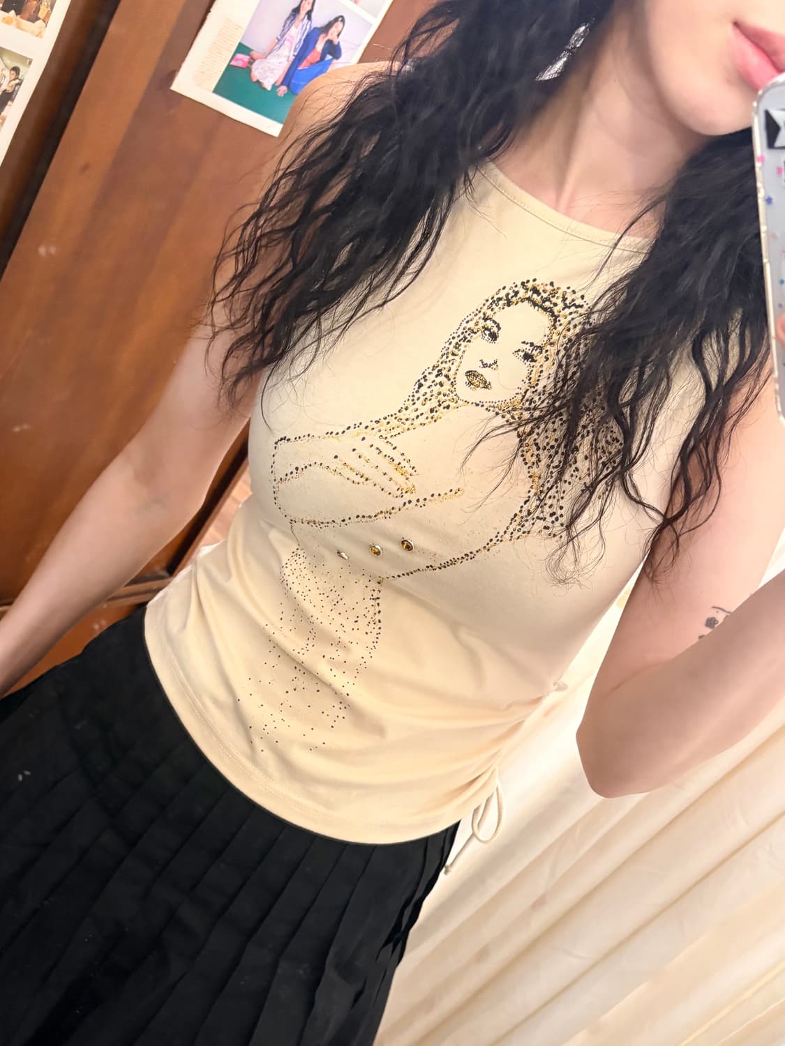 jpn vintage ivory girl sleeveless 상품이미지2