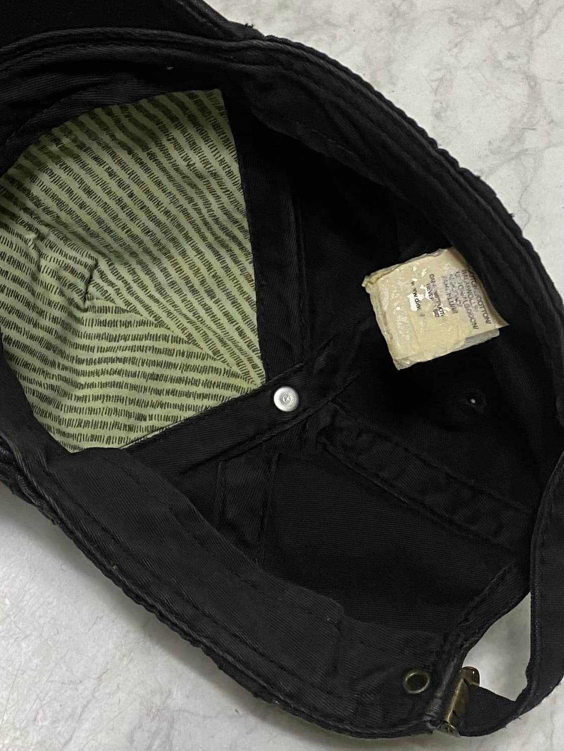 디젤 프린팅 빈티지 볼캡 프리사이즈 상품이미지4