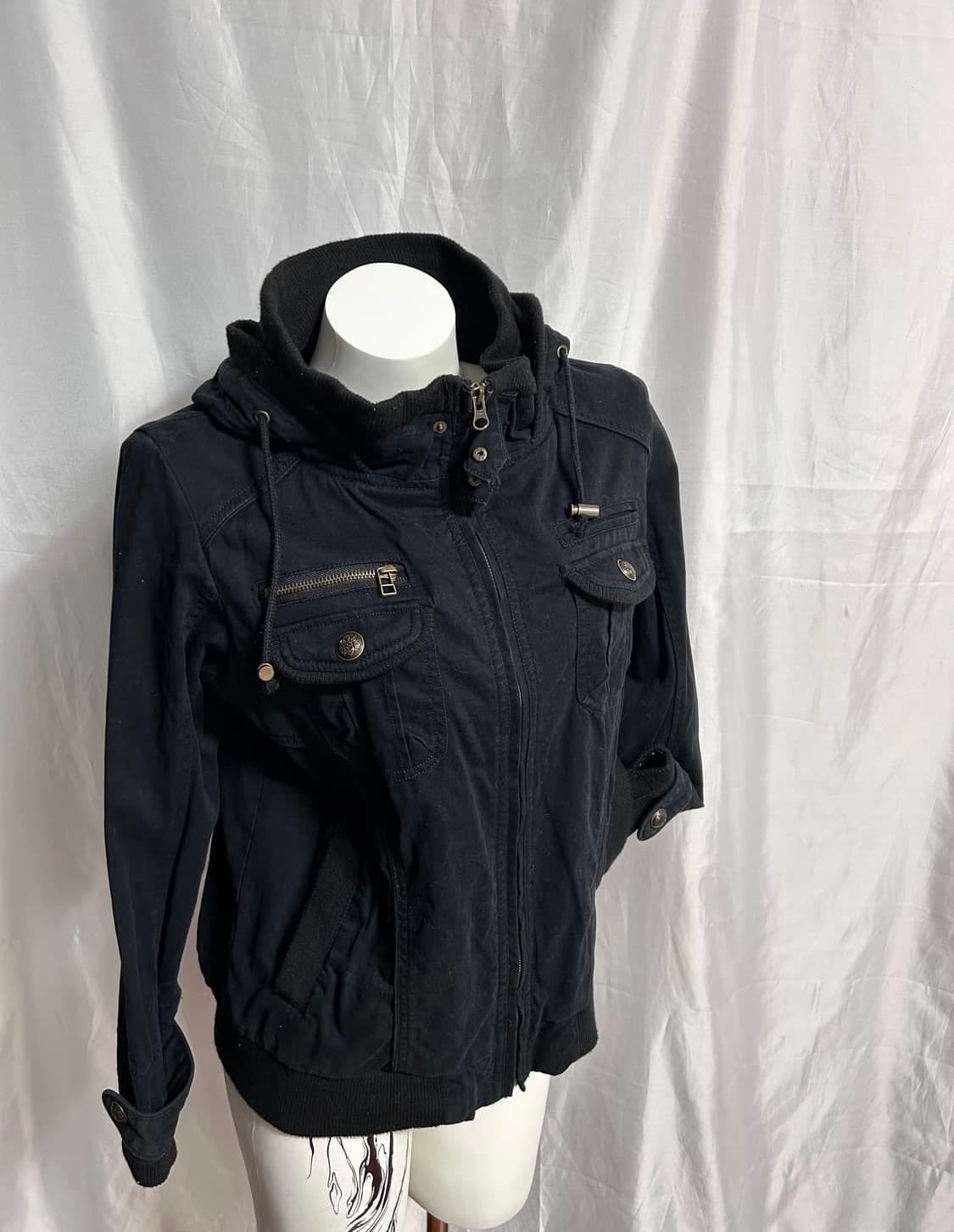 y2k  button detail hoodie jacket 상품이미지6