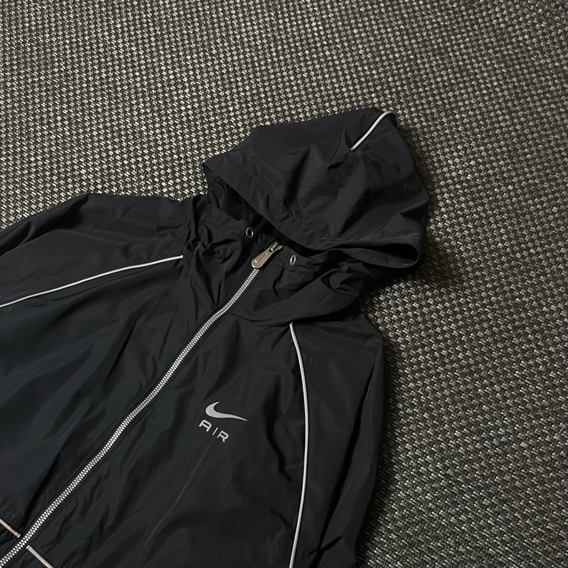 나이키 블랙 에어 우븐 바람막이 S 상품이미지5