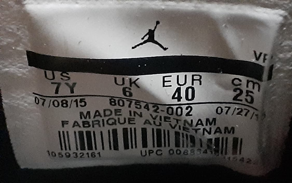 에어 조던 스파이크 40 PE 검빨 250 상품이미지7