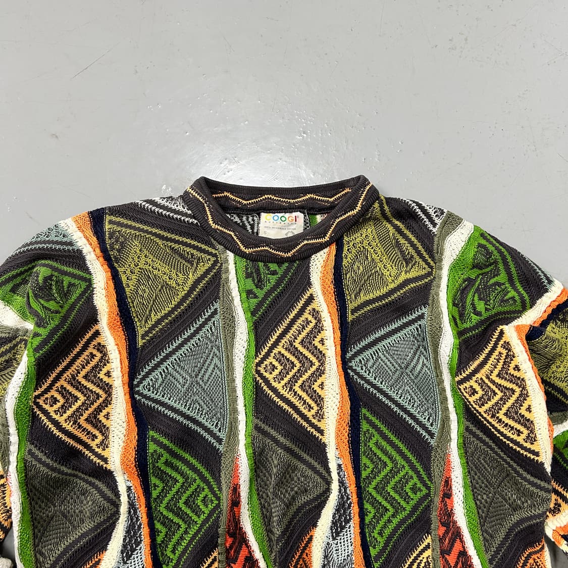 80‘s 쿠지 3D 케이블 니트  상품이미지2