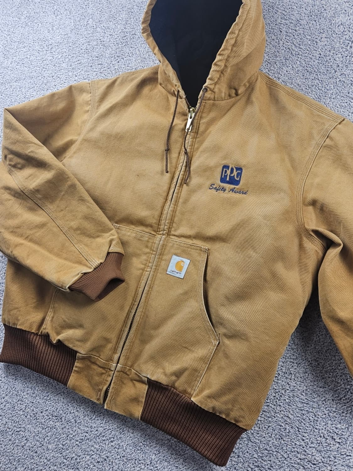 90's USA 칼하트 J04 덕액티브 워크 자켓 (XL추정)/10834 상품이미지6