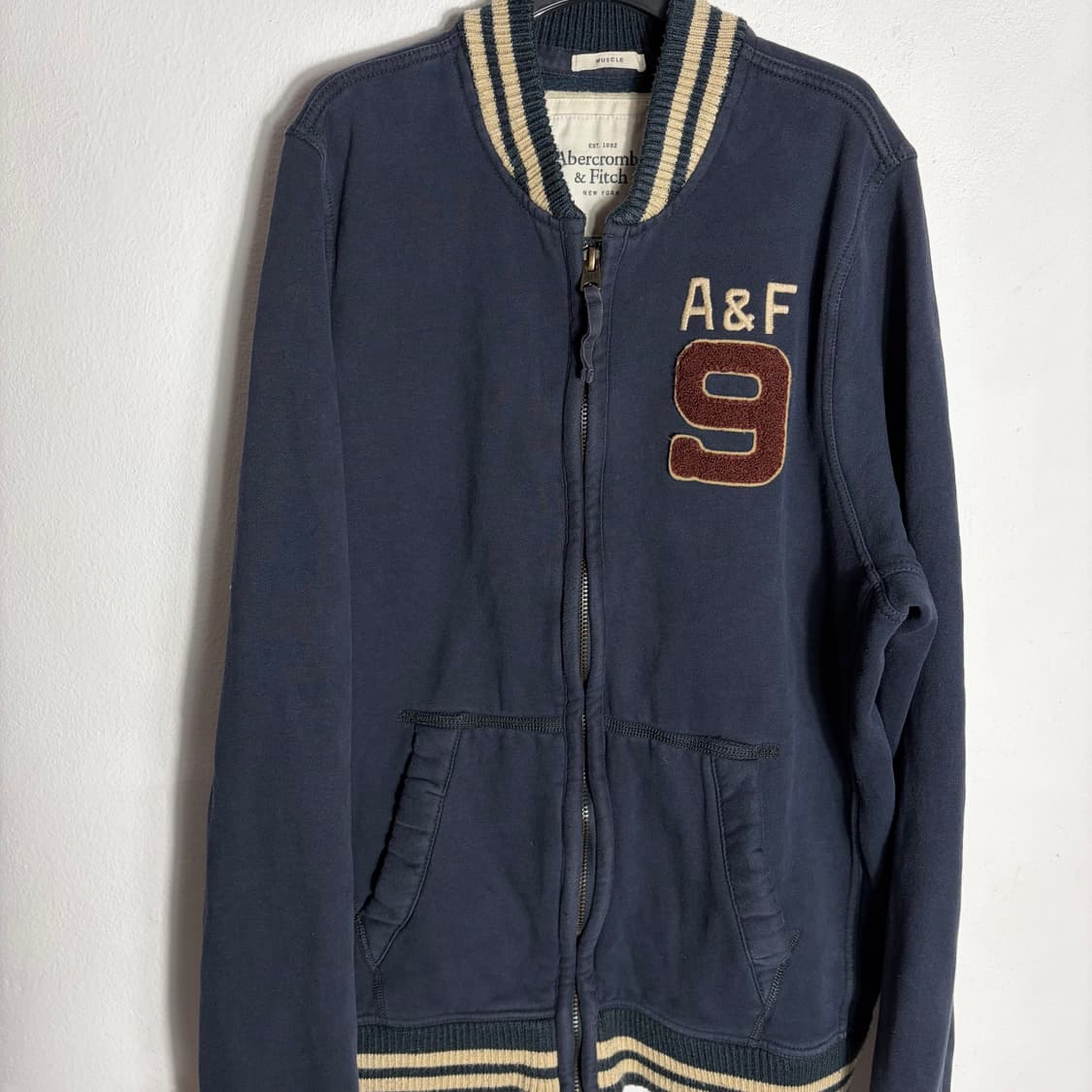 Abercrombie & Fitch 네이비블루 바티시 재킷(2XL) 상품이미지3