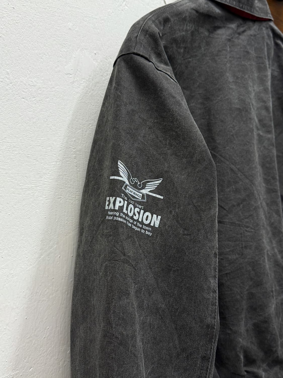 90s Ceronias The Men Faded Trucker Jacke 상품이미지5