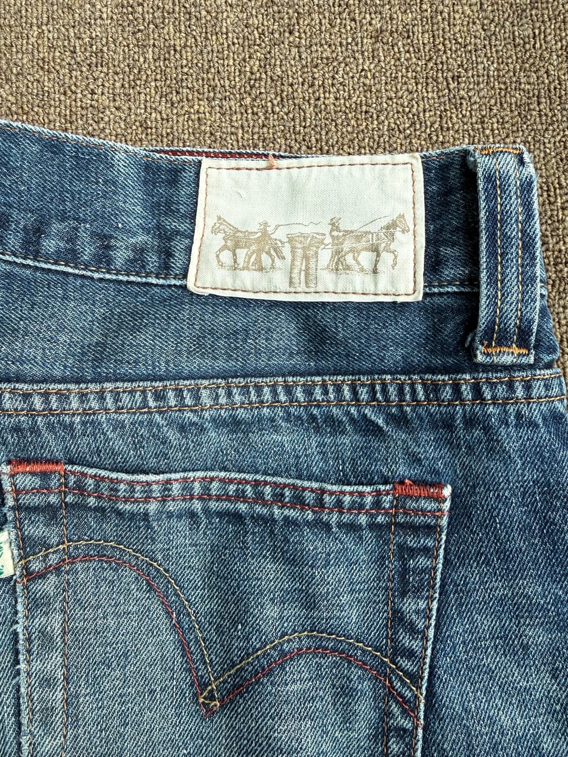 Levis 리바이스 그린탭 스트레이트 프리미엄 5포켓 데님팬츠 상품이미지4