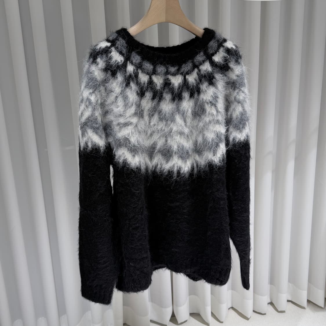 (A+/XL) / 셀린느 브러시드 울 알파카 니트 상품이미지3