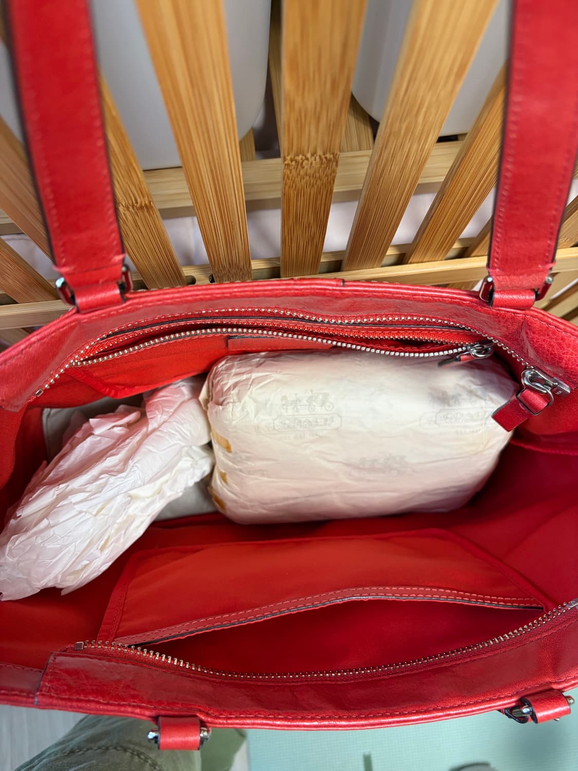 코치coach 리얼레더 쇼퍼백 상품이미지5