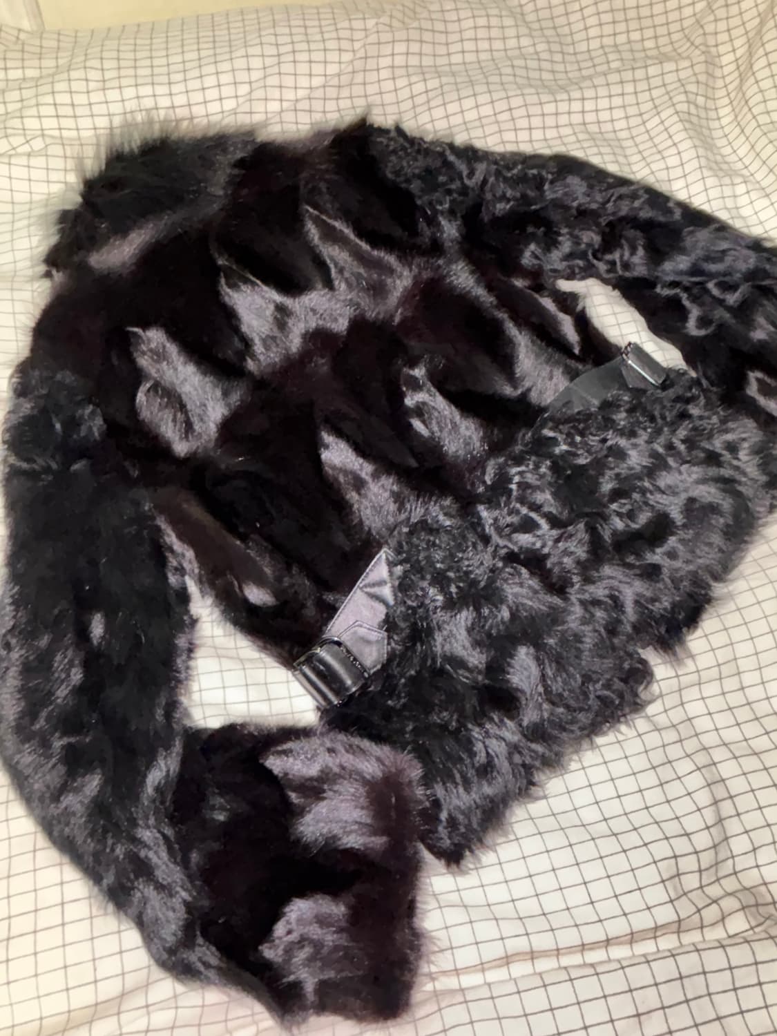 하이넥 버클 리얼퍼자켓 상품이미지2