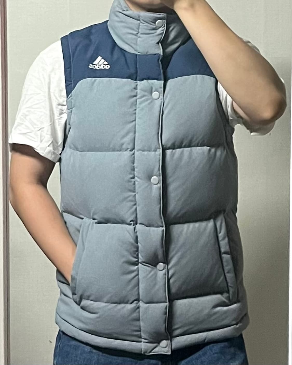 아디다스 울 패딩 조끼 상품이미지2