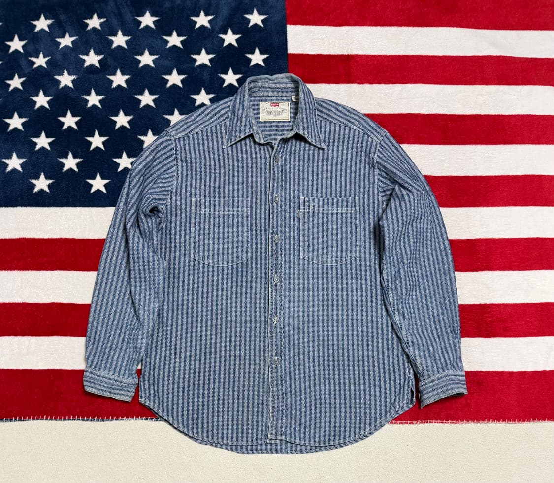 리바이스 스트라이프 셔츠 Levi’s vintage shirt [L] 상품이미지1
