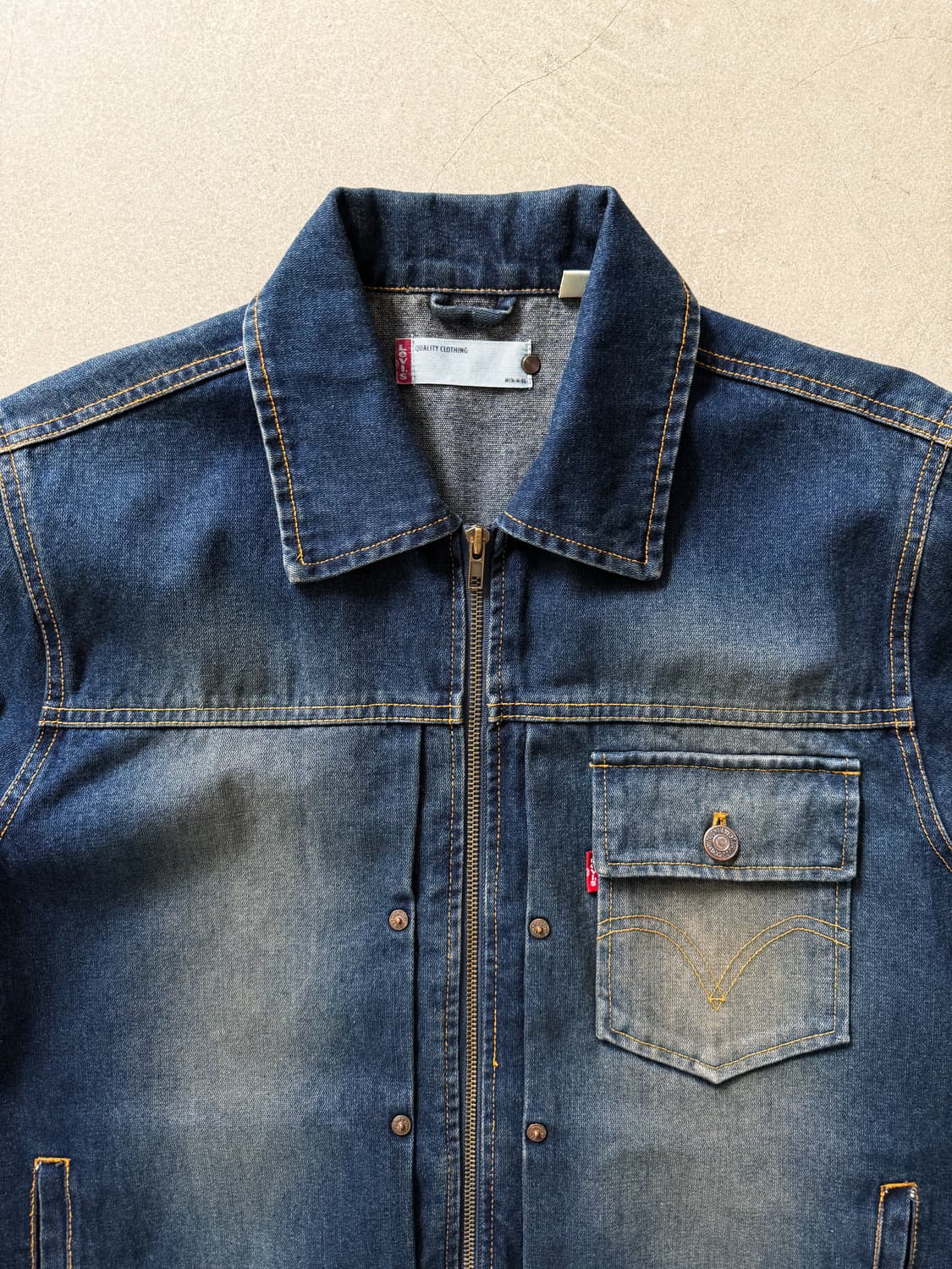 Levi's Red Tab Zip Up Denim Jacket 상품이미지2