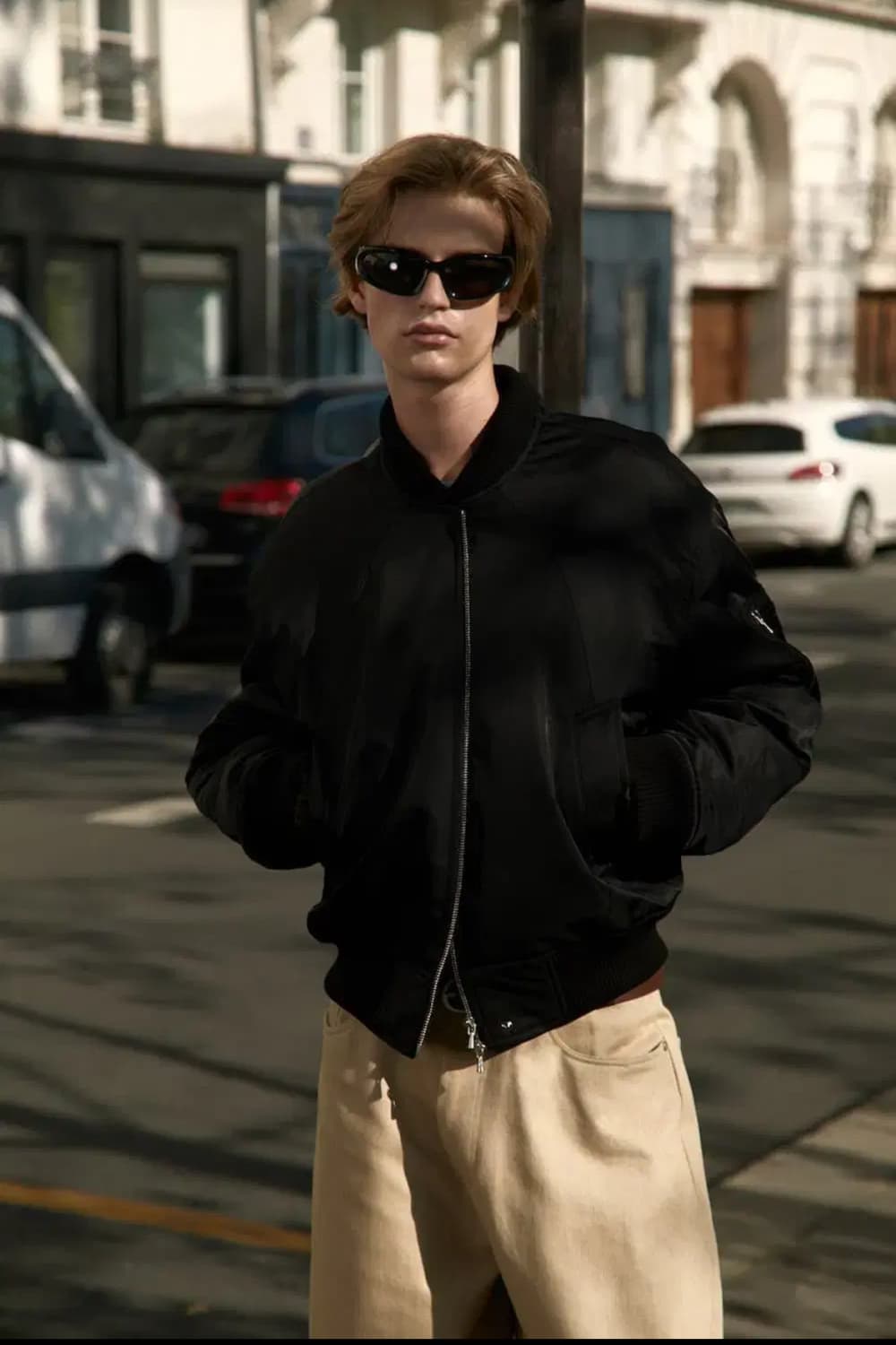 STU 라운드 숏 봄버 자켓 ma1 상품이미지1