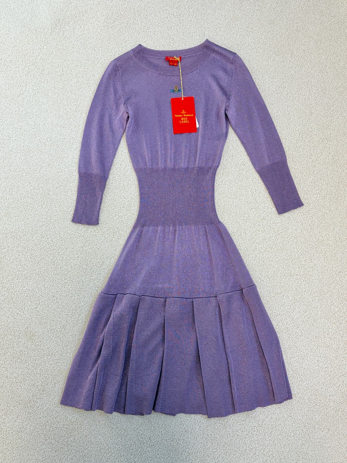 비비안웨스트우드 임포트 퍼플 니트 원피스 상품이미지2