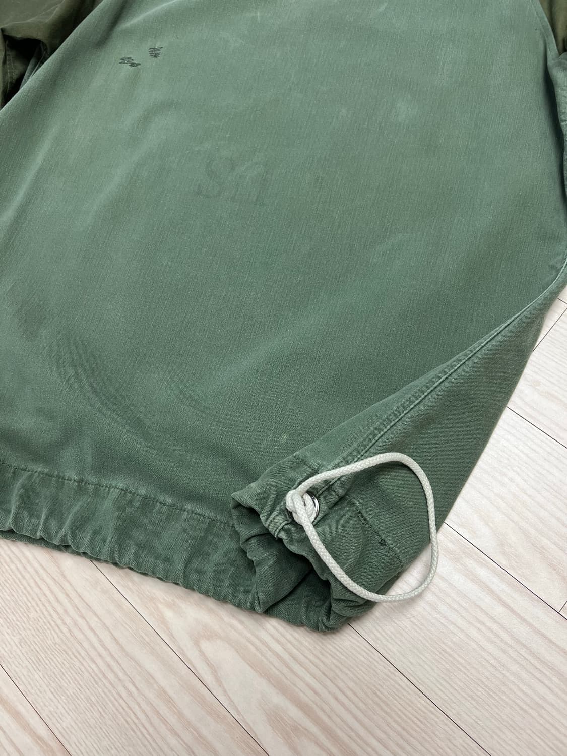 올드파크 / 우븐 패치워크 라운드 아노락 / F 상품이미지5