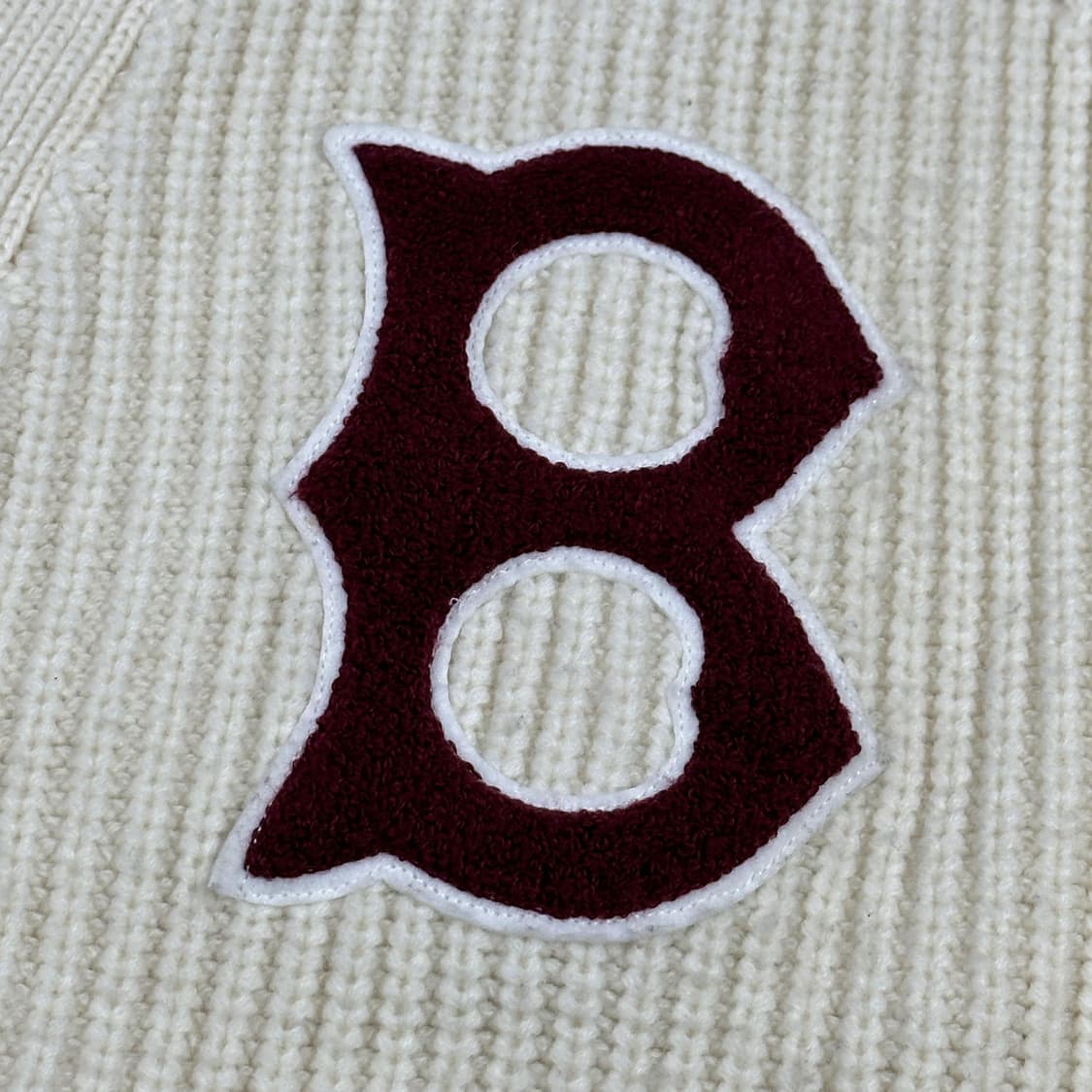 뉴에라 보스턴 레드삭스 아이보리 헤비 가디건 (실측 XXL) 상품이미지3