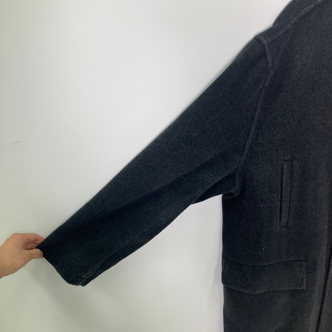 버버리 런던 울 하이넥 코트  상품이미지7