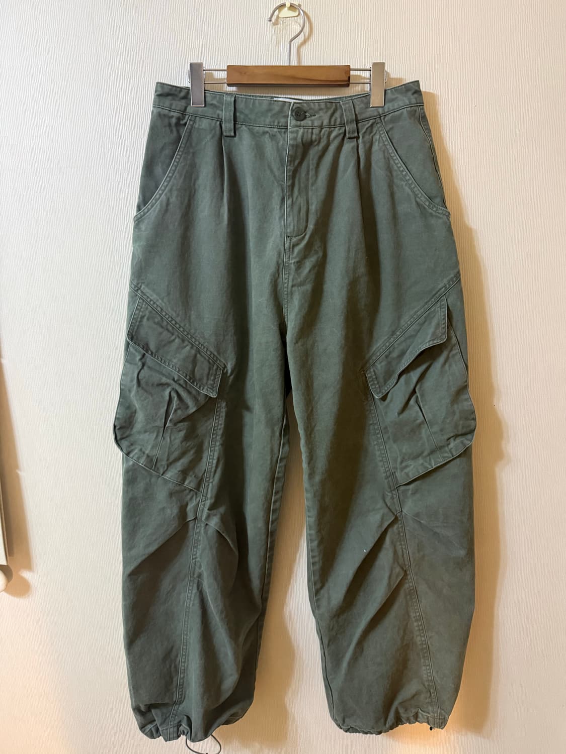 골든션샤인 Washed cargo pants_Khaki M사이즈 상품이미지5