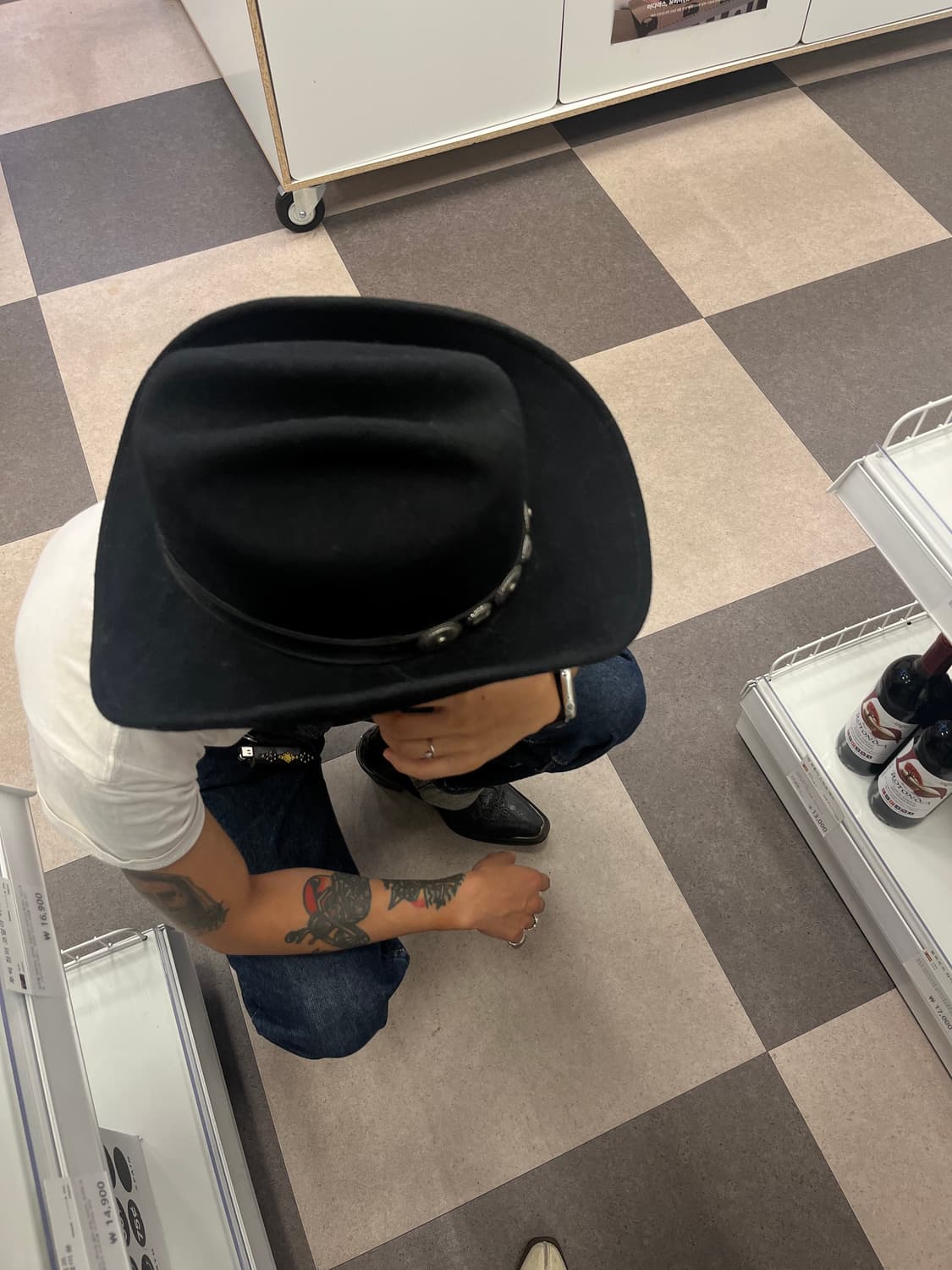 WESTERN CONCHO COWBOY HAT 상품이미지5