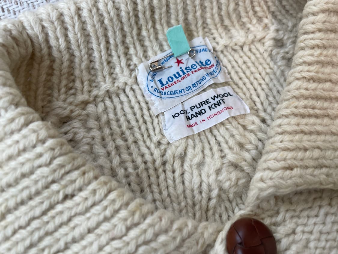 루이즈 핸드니트 울 케이블 가디건 J03827 상품이미지6