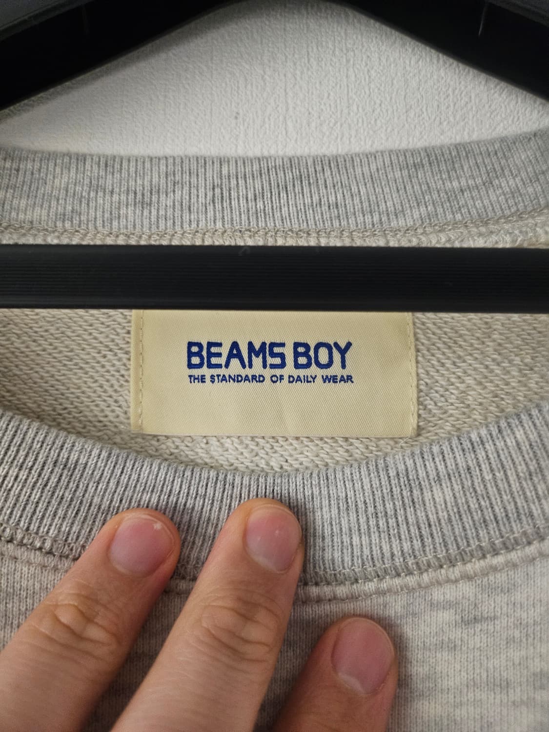 빔즈 beams 스웻 슬리브리스
 상품이미지3