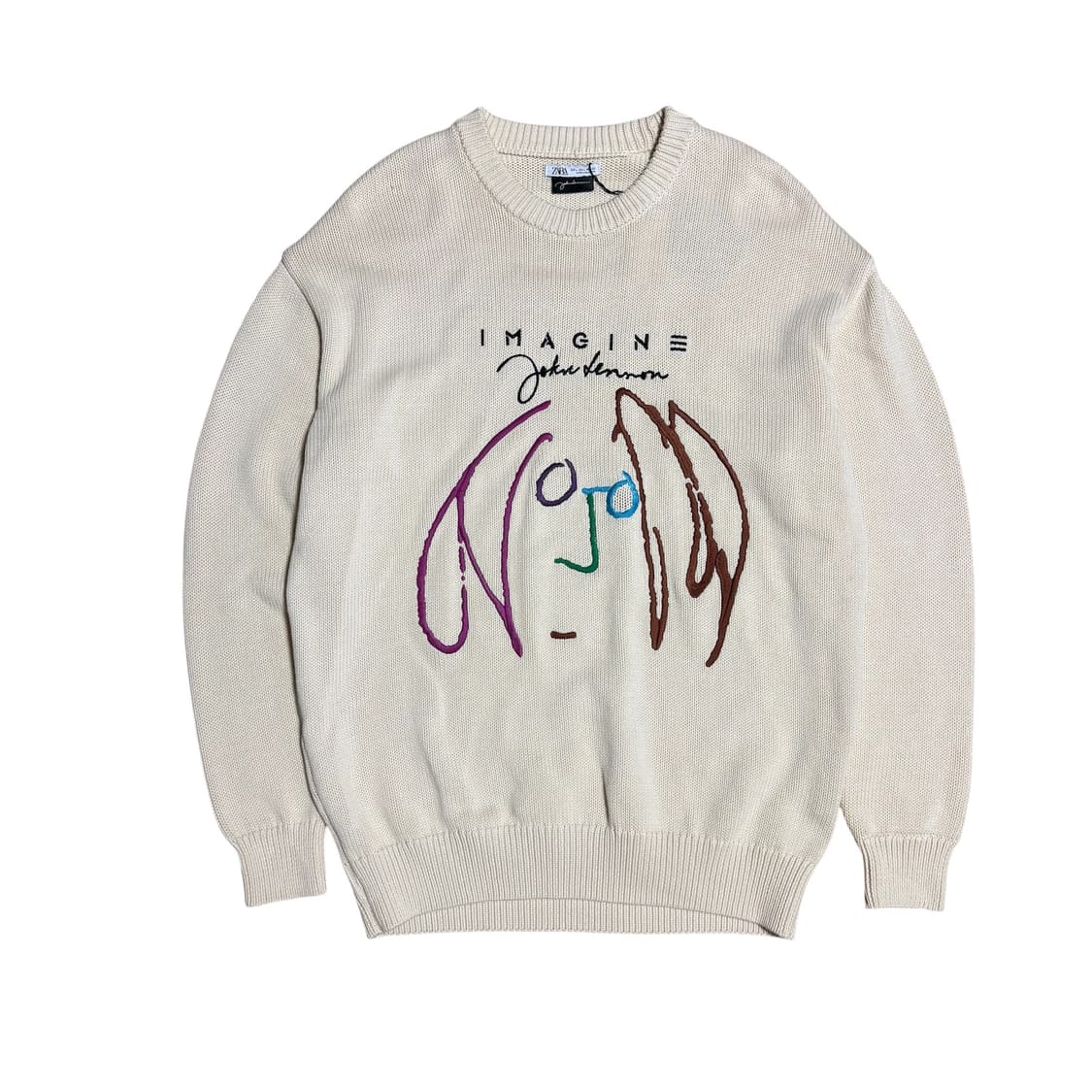 [L] 자라 존 레논 이매진 니트 스웨터 상품이미지1