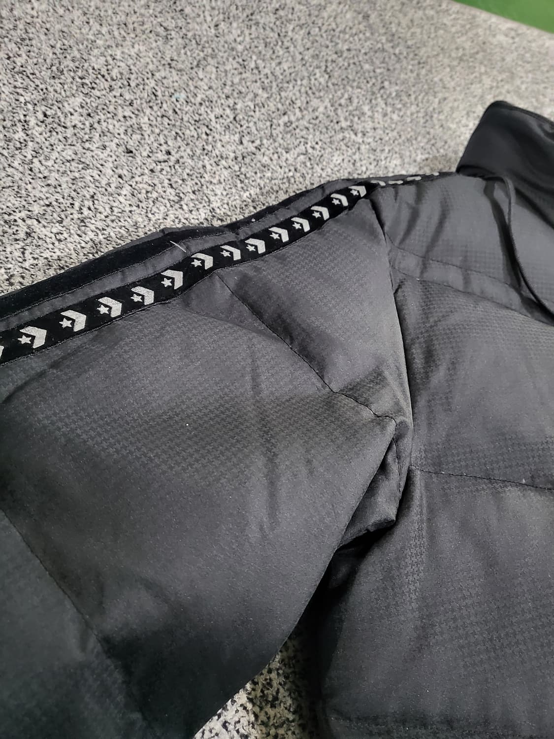 컨버스 올스타 블랙 오리털 패딩 점퍼 상품이미지6