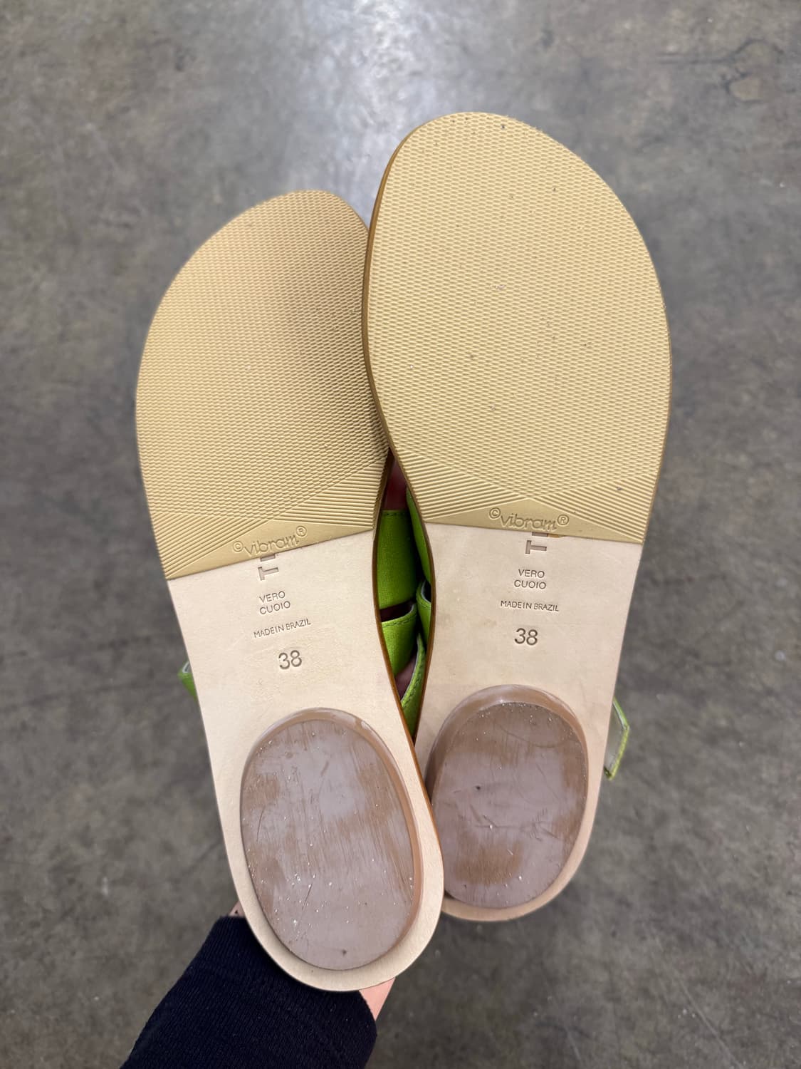 LOQ 라임색 멀티 스트랩 토링 샌들 38 (한국사이즈 245) 상품이미지6