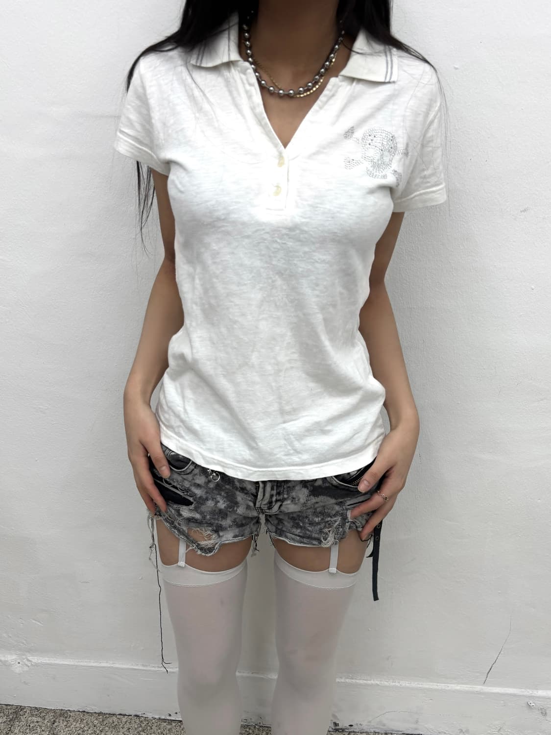 Vondutch skull pk top  상품이미지1