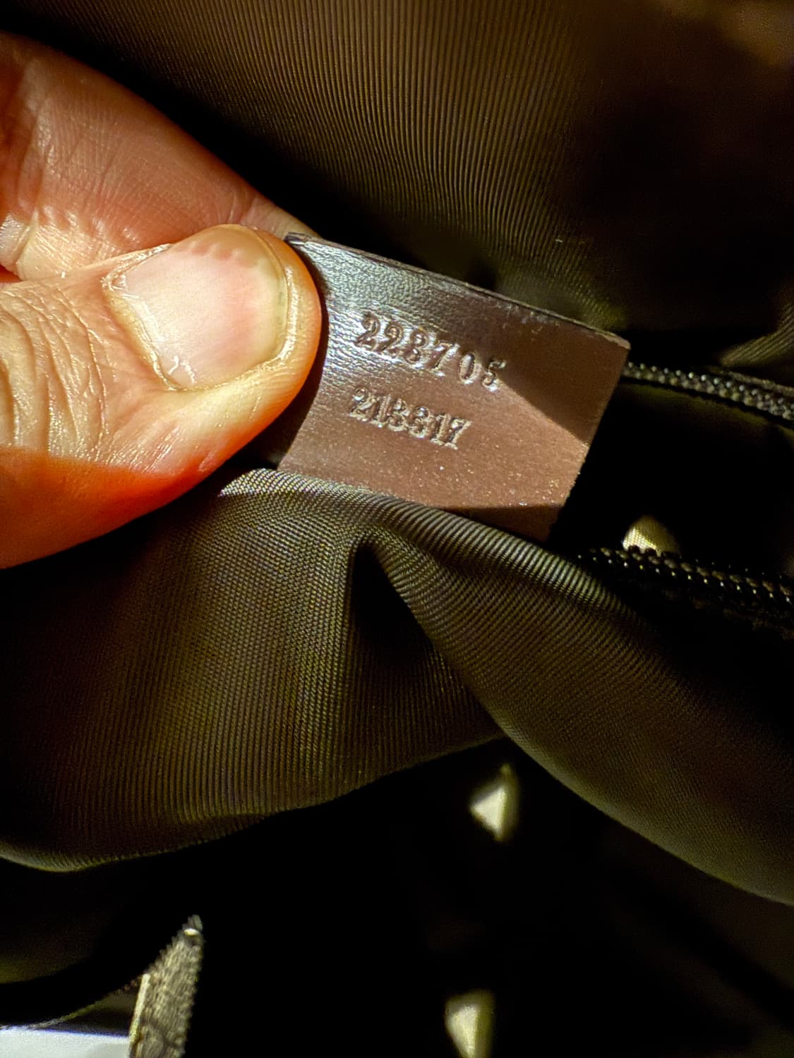 구찌 정품 GG 인터로킹 수프림 캔버스 백팩 상품이미지7