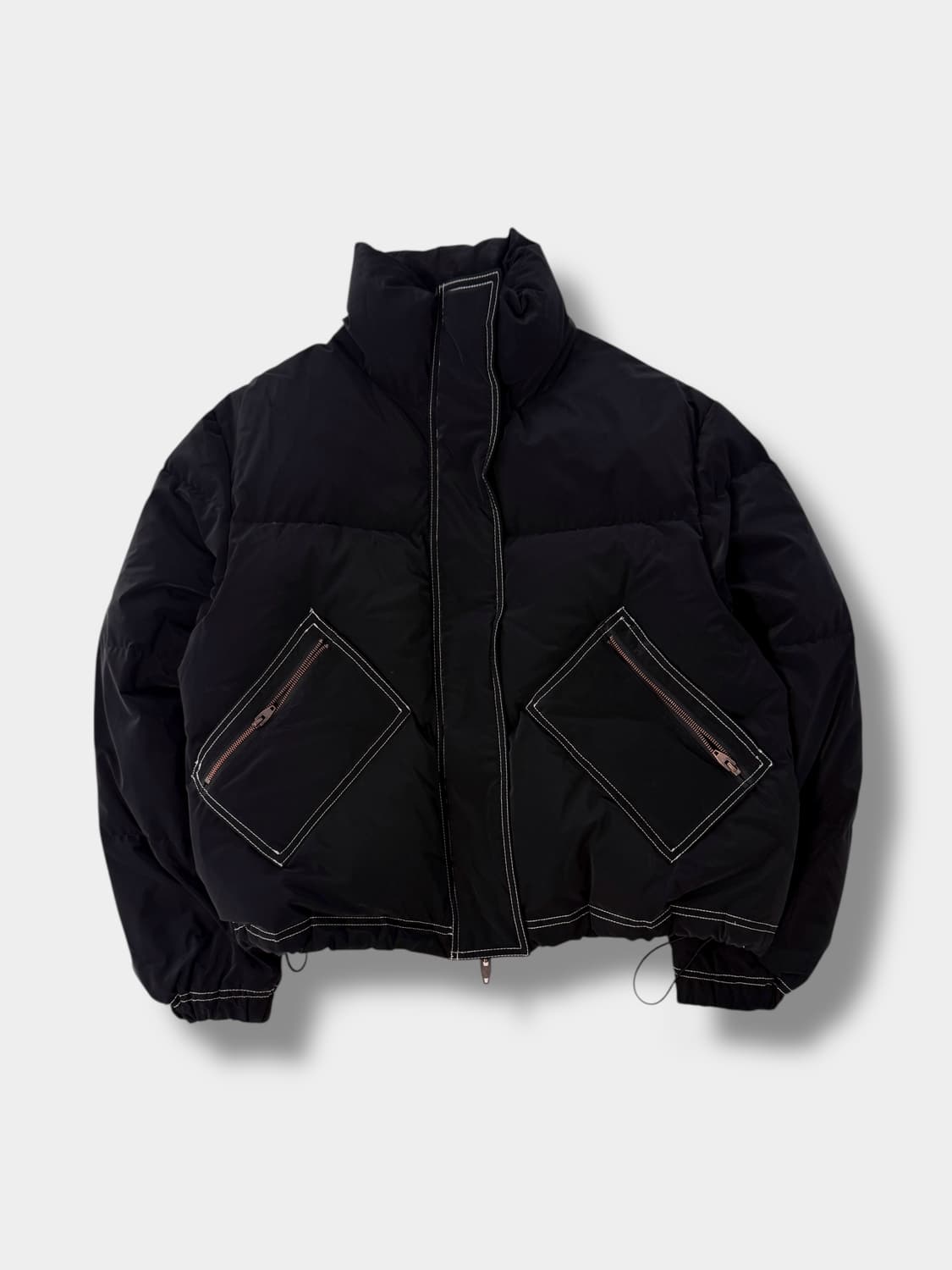 마뗑킴 스티치 코팅 다운 패딩 상품이미지2