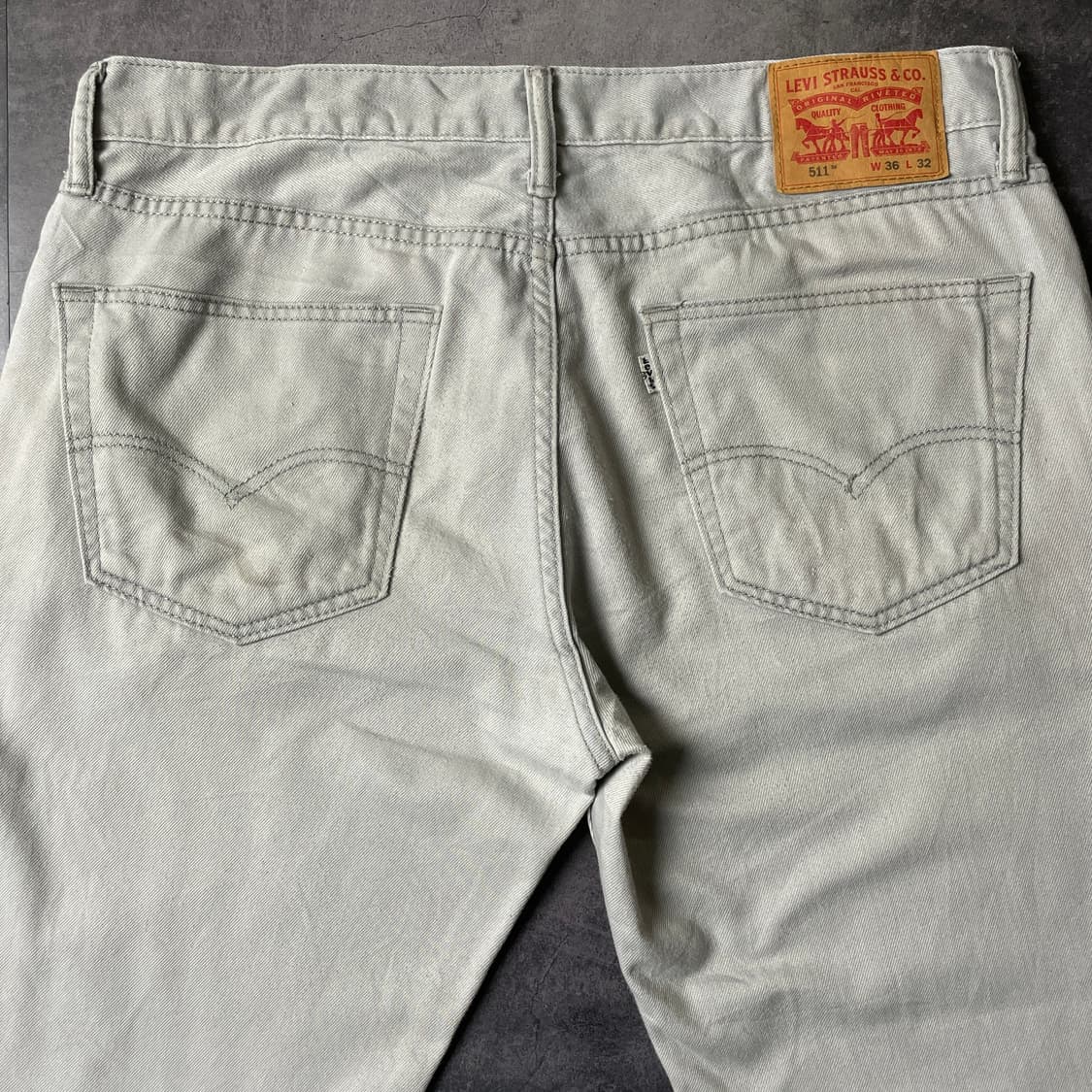 LEVI'S 리바이스511 슬림 스트레이트핏 코튼 데님 팬츠 A00745 상품이미지7