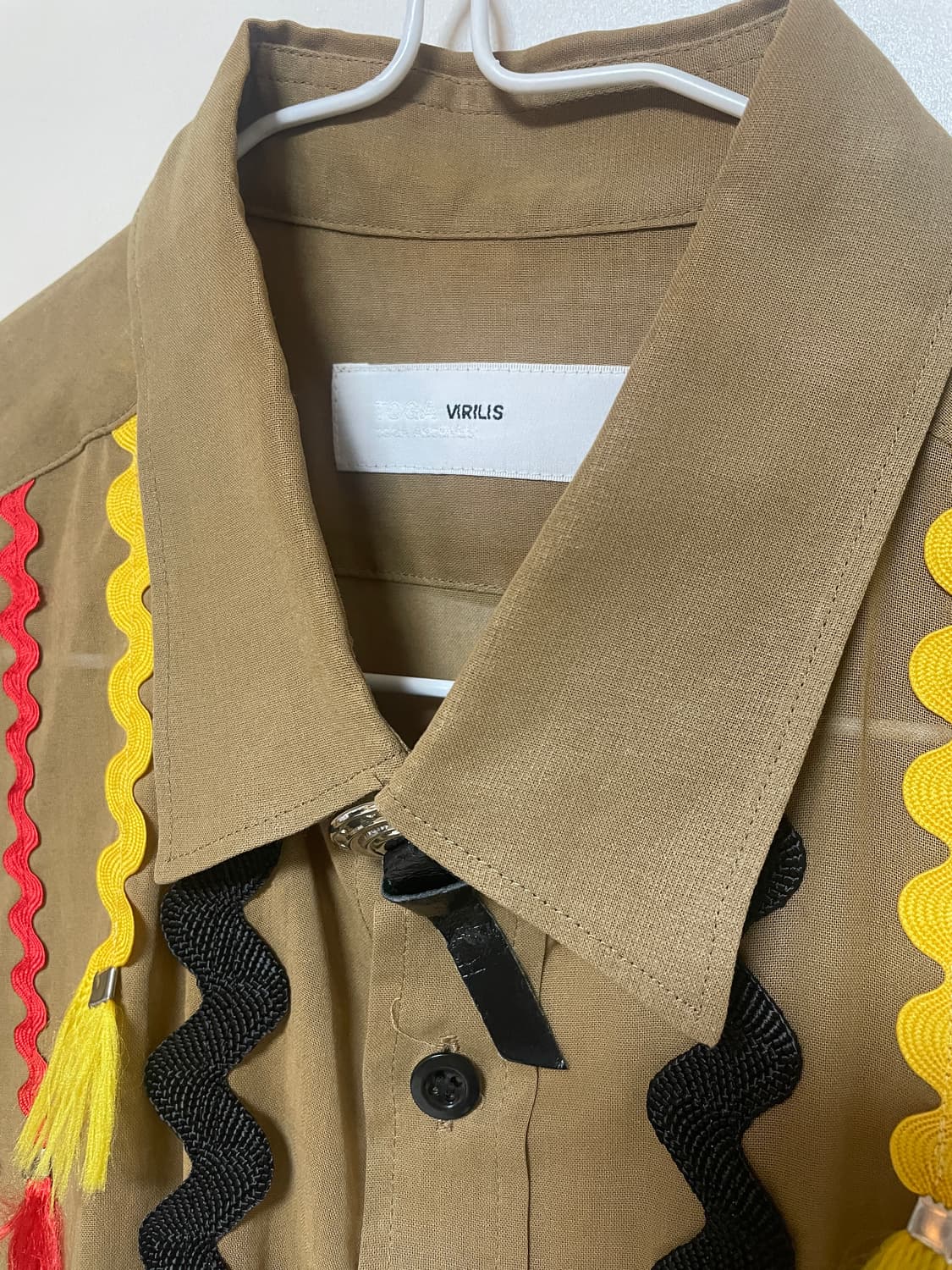 Toga 토가 비릴리스 웨스턴 태슬 장식 반팔 셔츠 46 상품이미지2