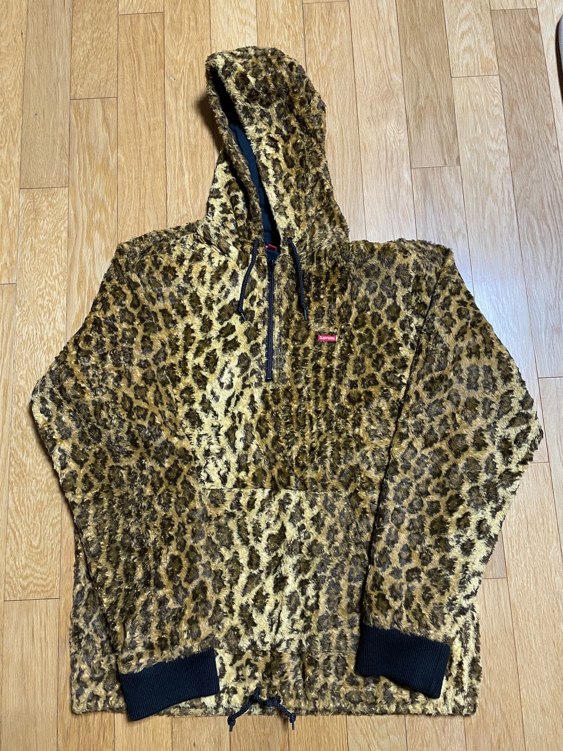 슈프림 레오파드 아노락 m 상품이미지2