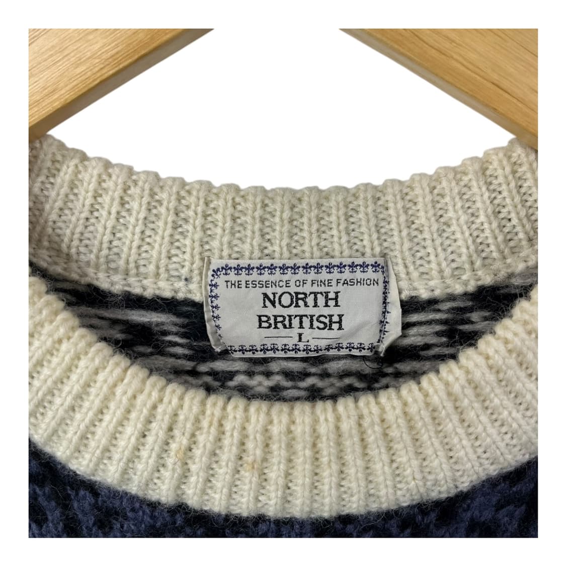 [JPN] 빈티지 그랜파코어 노르딕 울 니트 상품이미지4