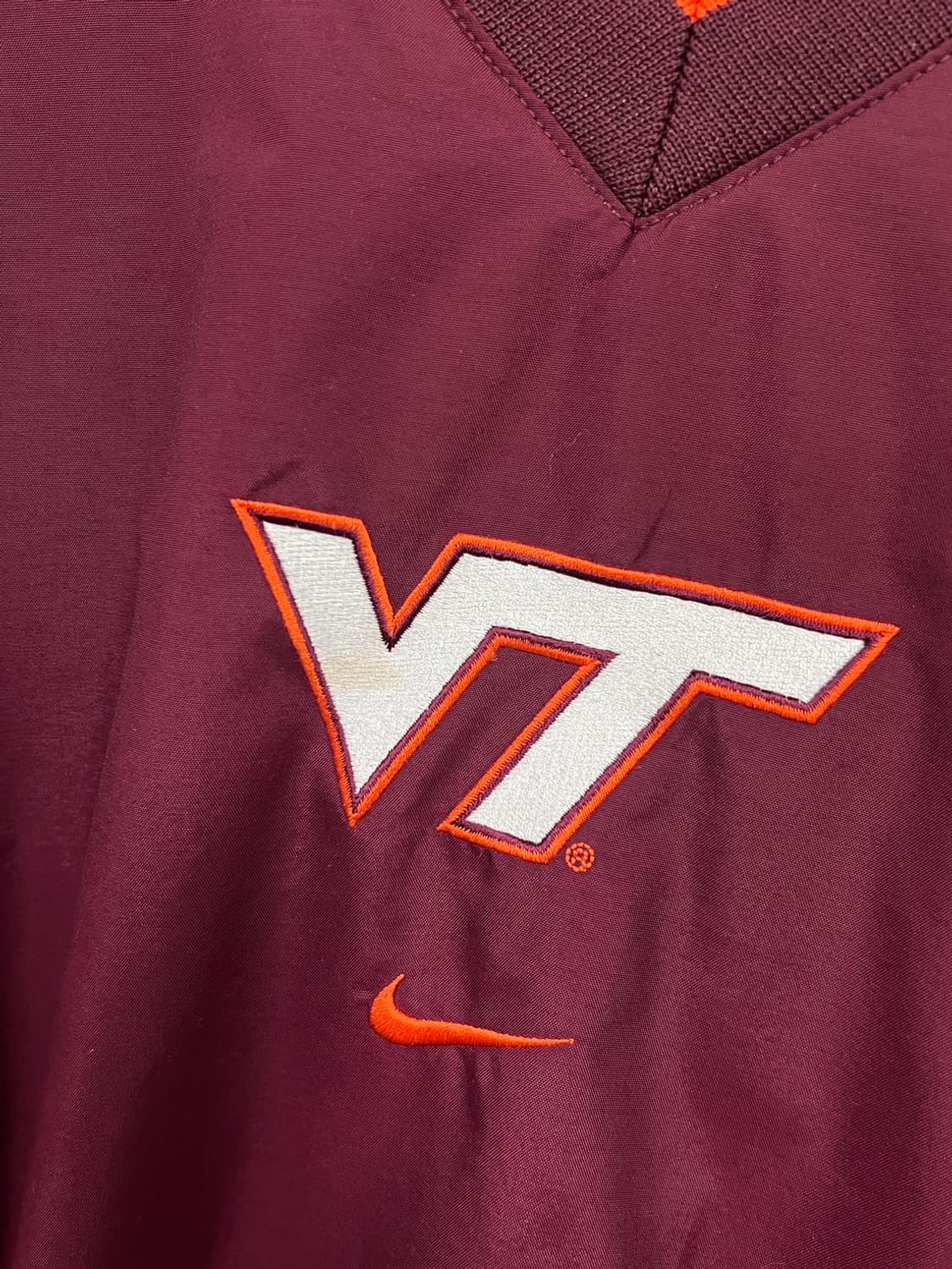 90s 나이키 버지니아 테크 호키스 올드스쿨 웜업 상품이미지3