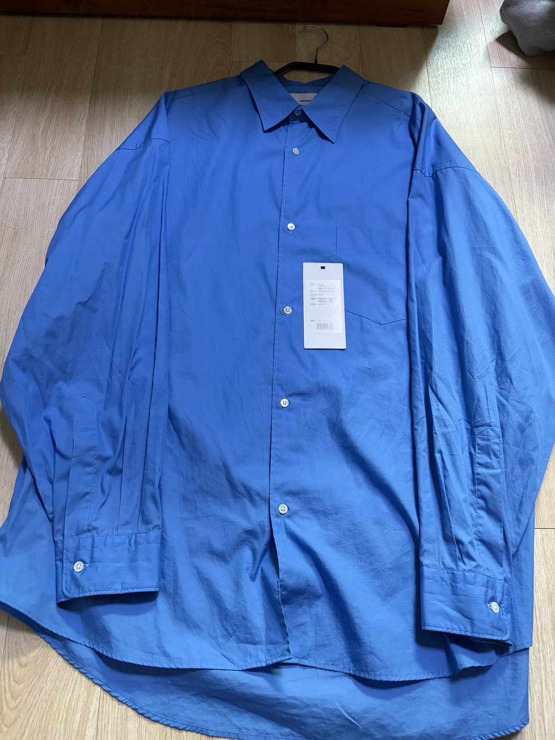 그라프페이퍼 오버사이즈 브로드셔츠 상품이미지1