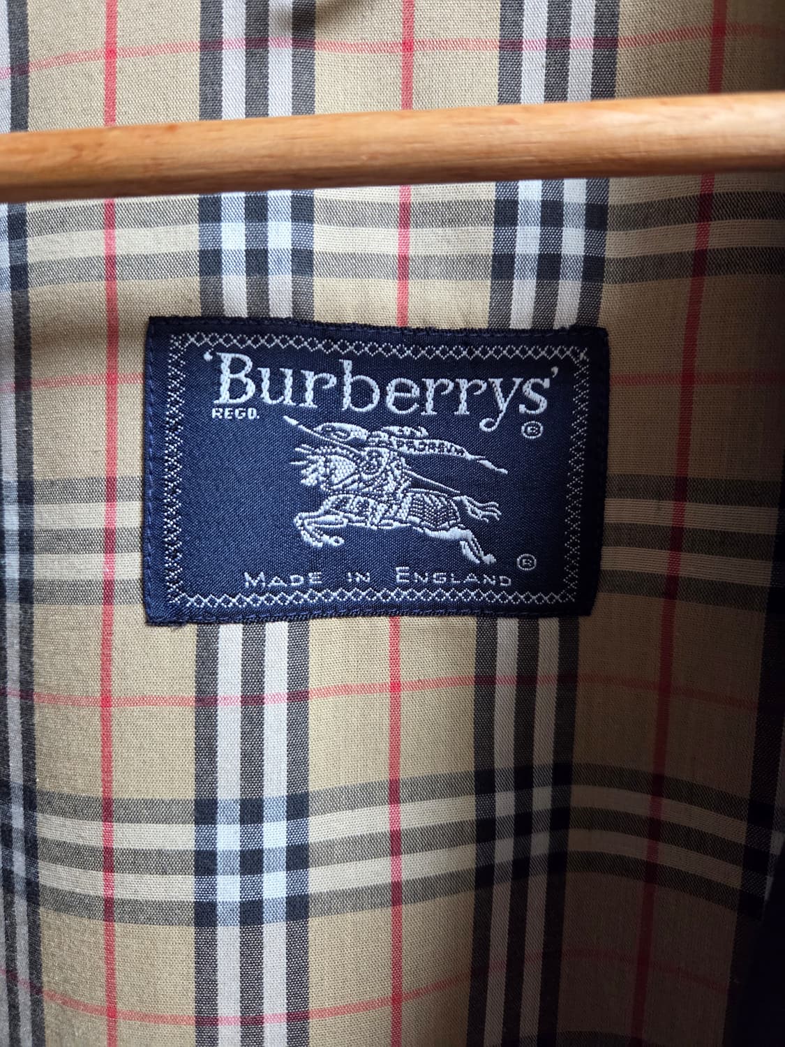 90s Burberrys 헤링턴 자켓 (S붙은 오리지널/영국산) 상품이미지8